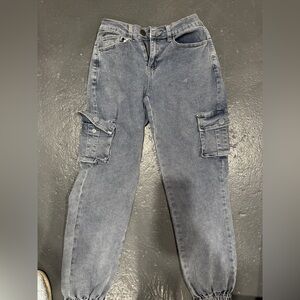 Blue Cargo Jeans
